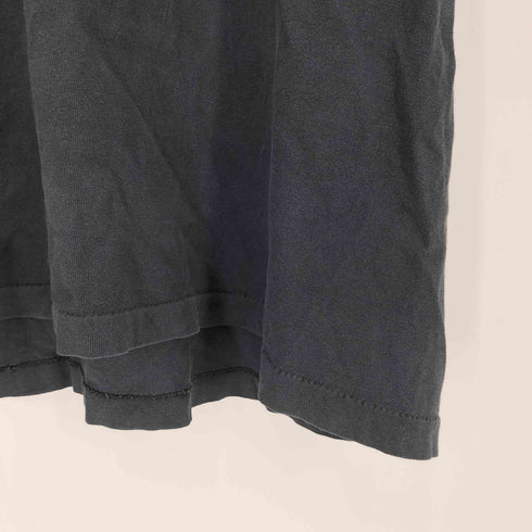 ステューシー Stussy 90S USA製 紺タグ クラウンロゴ フェード 両面プリント クルーネック S/S Tシャツ メンズ import:XL