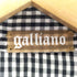 ジョンガリアーノ JOHN GALLIANO チェック柄 グラデーション 長袖シャツ メンズ 34/48