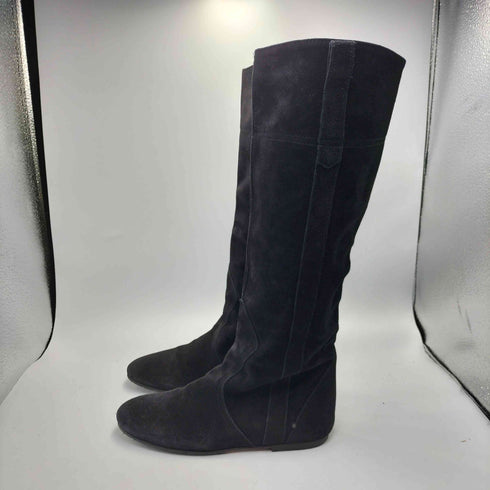 ビームス BEAMS DILETTA MORO VERO CUOIO イタリア製 スウェードレザー ロングブーツ レディース EUR:36