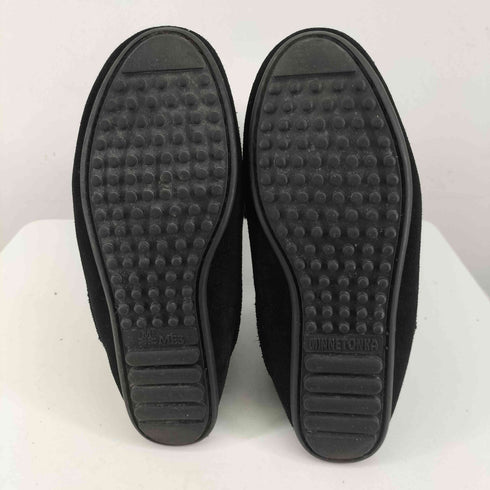 ミネトンカ Minnetonka フロントレース フリンジ ロングブーツ レディース