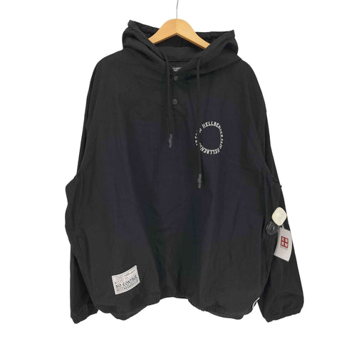 キャプテンズヘルム Captains Helm 別注 コラボ HELLBENDERS&CO CIRCLE LOGO NYLON OVER PARKER キャプテンズヘルム ヘルベンダーズ ナイロン リップストップ オーバーパーカー メンズ JPN:XL