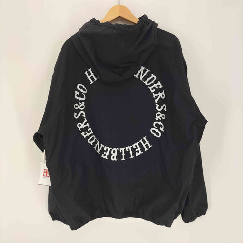 キャプテンズヘルム Captains Helm 別注 コラボ HELLBENDERS&CO CIRCLE LOGO NYLON OVER PARKER キャプテンズヘルム ヘルベンダーズ ナイロン リップストップ オーバーパーカー メンズ JPN:XL