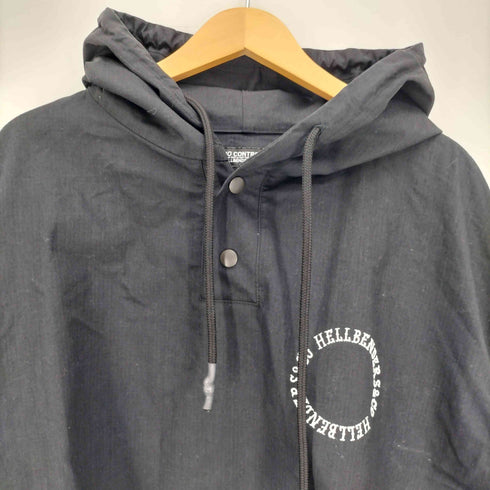 キャプテンズヘルム Captains Helm 別注 コラボ HELLBENDERS&CO CIRCLE LOGO NYLON OVER PARKER キャプテンズヘルム ヘルベンダーズ ナイロン リップストップ オーバーパーカー メンズ JPN:XL