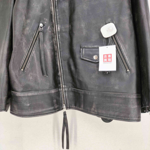 メゾンスペシャル MAISON SPECIAL Leather Riders Jacket レザーライダースジャケット レディース 38