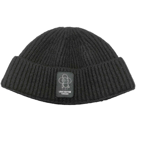 ルイヴィトン LOUIS VUITTON Applique Logo Beanie メンズ