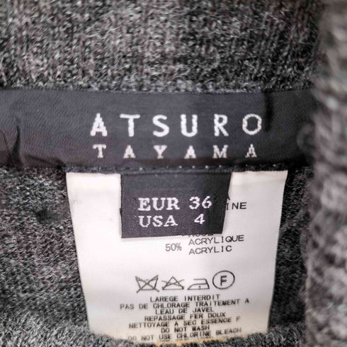 アツロウタヤマ ATSURO TAYAMA タートルネック 変形ニット レディース 36