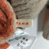パム PAMM 透明な空気のチェックニット セーター レディース F