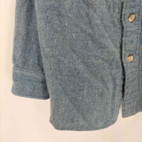 ウールリッチ WOOLRICH 70s USA製 三角タグ 白タグ ウール 長袖CPOシャツ メンズ import:L