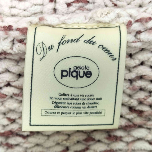 ジェラートピケ gelato pique スフレネッププルオーバー ニット レディース ONE SIZE