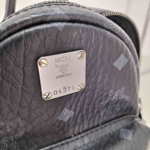エムシーエム MCM Visetos Stark mini Studded Backpack スターク ミニ サイドスタッズ バックパック ヴィセトス レディース