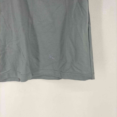 バーバリーロンドン BURBERRY LONDON フロントギャザー加工 七分丈 ヘンリーネックカットソー レディース JPN:1