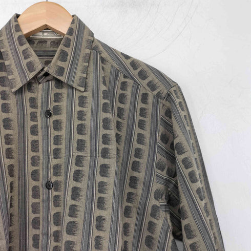キャシャレル cacharel Renown チェック柄 長袖シャツ メンズ import:M