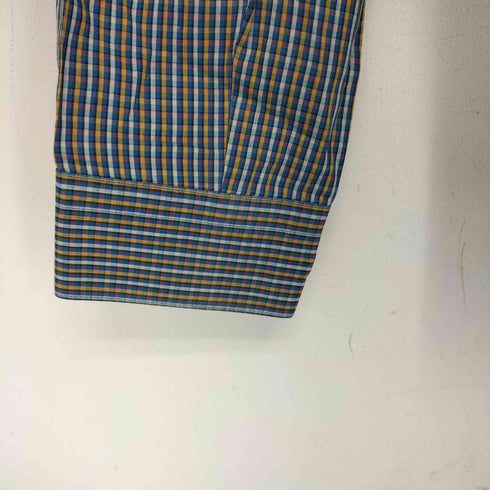 ダーバン DURBAN デザインポケット 総柄 コットン 長袖シャツ メンズ import:S
