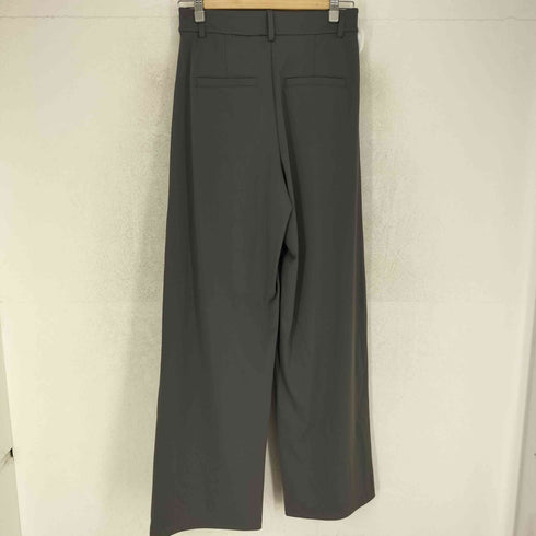 2タック ストレッチ ワイド スラックス レディース 6