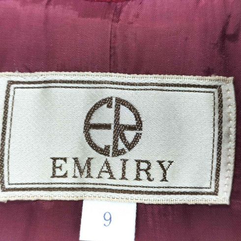 EMKAIRY Angola ヨコ糸アンゴラ100% ロングコート レディース JPN:9号