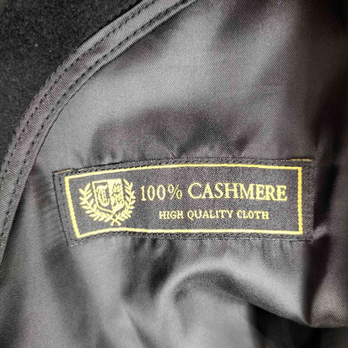 カシミヤ100 ステンカラーコート le collezioni メンズ