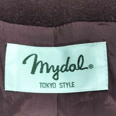 アンゴラ混 フーデッドコート mybol レディース