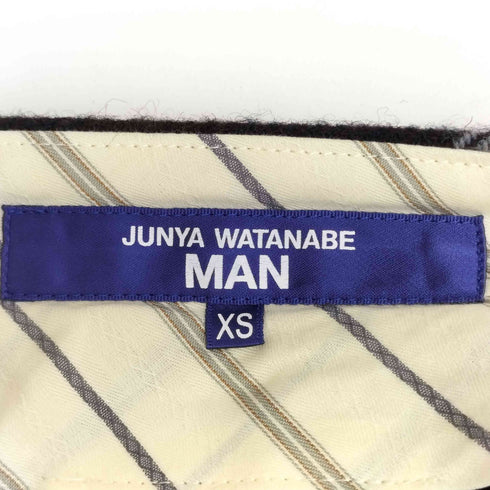 ジュンヤワタナベコムデギャルソンマン JUNYA WATANABE COMME des GARCONS MAN チェック柄 ウール混 パンツ メンズ JPN:XS
