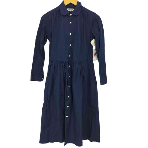 MORIKAGE SHIRT KYOTO モリカゲ シャツ 京都 丸襟 デニムシャツワンピース レディース SS