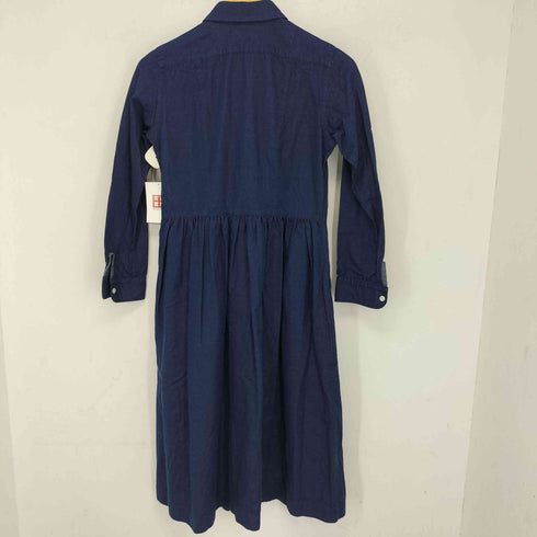 MORIKAGE SHIRT KYOTO モリカゲ シャツ 京都 丸襟 デニムシャツワンピース レディース SS