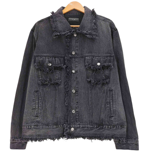 クレイル CLEL Hard Fringe Denim Jacket / ハードフリンジデニムジャケット メンズ JPN:M