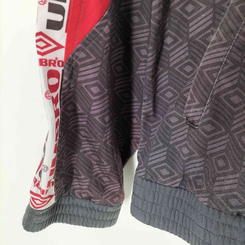 アンブロ UMBRO 90S ロゴ刺繍 総柄 トラックジャケット メンズ 6/1