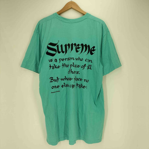 シュプリーム Supreme 22SS Person Tee メンズ import:L