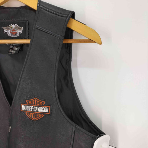 ハーレーダビッドソン HARLEY-DAVIDSON 本革 レザーベスト メンズ import:M