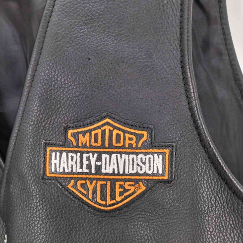ハーレーダビッドソン HARLEY-DAVIDSON 本革 レザーベスト メンズ import:M