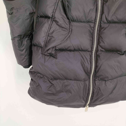 ディーゼル DIESEL フードテッド ダブルジップ セミロングダウンコート レディース import:S
