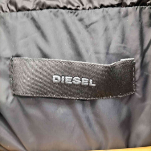 ディーゼル DIESEL フードテッド ダブルジップ セミロングダウンコート レディース import:S