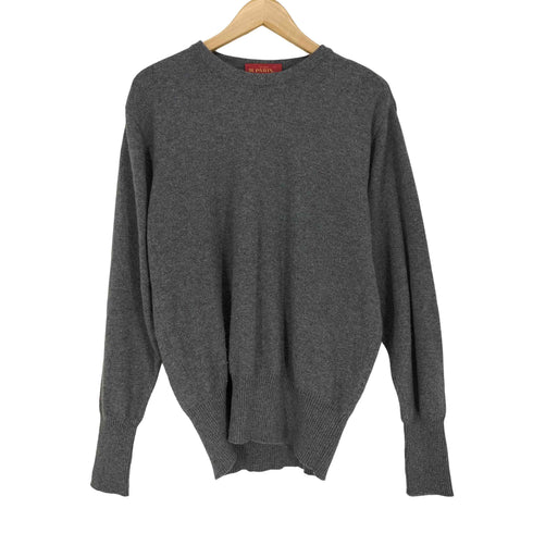 MADAME PARIS CASHMERE カシミヤ100% クルーネックニット レディース JPN:M