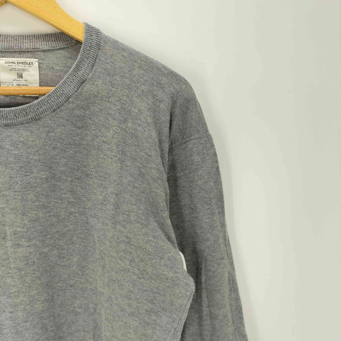 ジョンスメドレー JOHN SMEDLEY COTTON KNIT Uネック Tシャツ コットン ニット メンズ 38