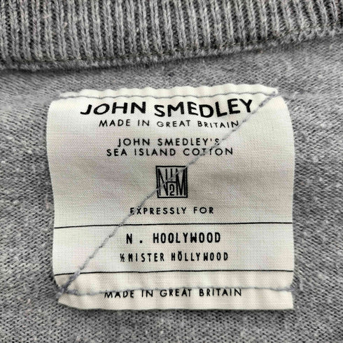 ジョンスメドレー JOHN SMEDLEY COTTON KNIT Uネック Tシャツ コットン ニット メンズ 38