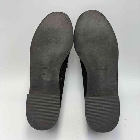 ルタロン Le Talon LEATHER SUEDE LOAFERS レディース JPN:24