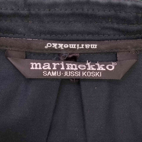 マリメッコ marimekko 丸襟 タック ショートコート レディース 34