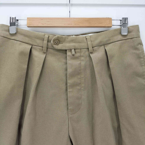 ニート NEAT NEAT CHINO ニート チノ 2タック ボタンフライ ホップサック コットン混 メンズ JPN:48