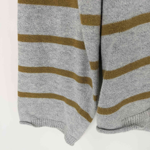 エムエイチエル MHL. コットン ボーダー クルーネックニット メンズ JPN:M