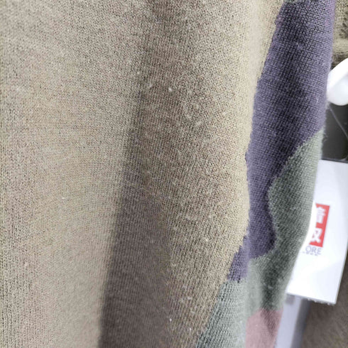 コムデギャルソンシャツ COMME des GARCONS SHIRT ウールアクリル ジオメトリック ジャガードニット メンズ JPN:S