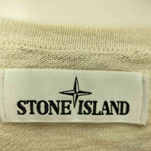 ストーンアイランド STONE ISLAND 18SS ロゴワッペン ナイロン混 コットン ライトウェイト ニット メンズ import:M