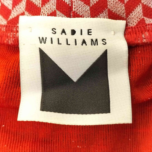 SADIE WILLIAMS パッチワーク マルチパターン ニット レディース import:S