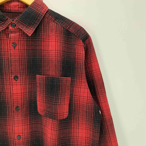 アーペーセー A.P.C. コットン ポリ レーヨン チェック L/S シャツ メンズ import:M