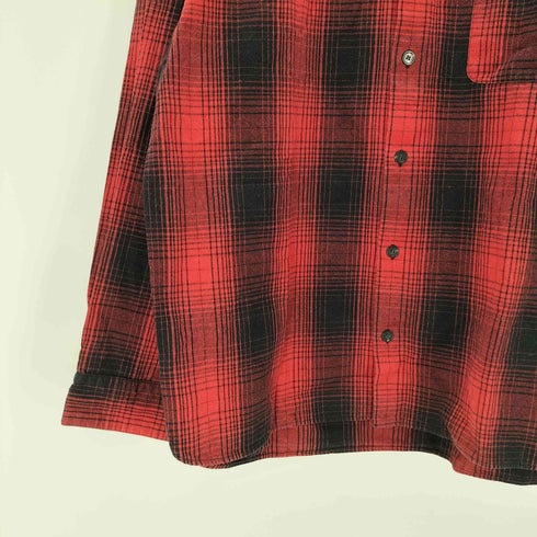 アーペーセー A.P.C. コットン ポリ レーヨン チェック L/S シャツ メンズ import:M