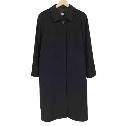 Ehrejeunesse CASHMERE カシミヤ100% 比翼ステンカラーコート レディース JPN:9号