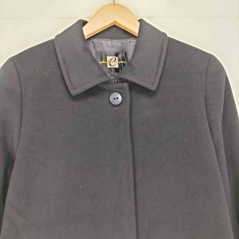 Ehrejeunesse CASHMERE カシミヤ100% 比翼ステンカラーコート レディース JPN:9号