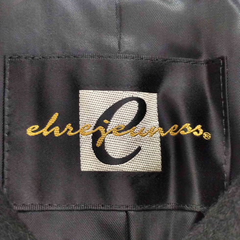Ehrejeunesse CASHMERE カシミヤ100% 比翼ステンカラーコート レディース JPN:9号