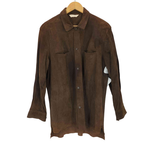 メンズビギ MENS BIGI リアルスエード レザーシャツ メンズ