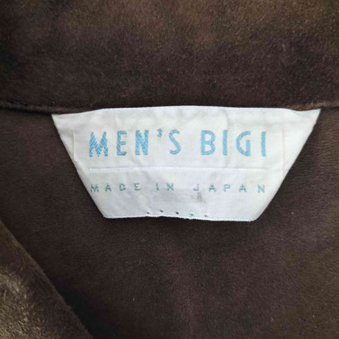 メンズビギ MENS BIGI リアルスエード レザーシャツ メンズ