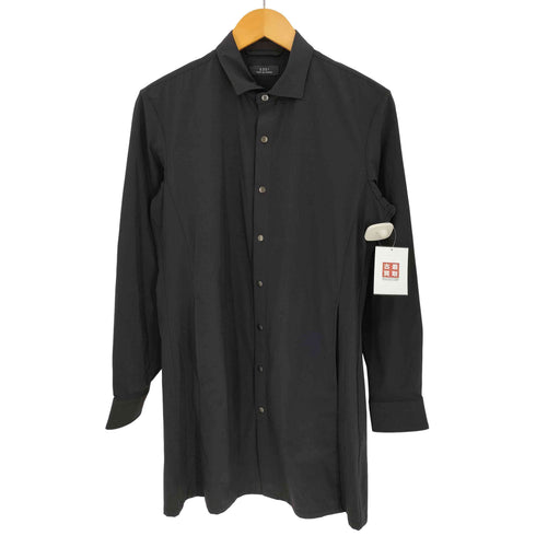 ゴーサンゴーイチプールオム 5351 POUR LES HOMMES ナイロンポリ スナップボタン ストレッチ 長袖シャツ メンズ JPN:46