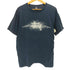 ステューシー Stussy 90S 紺タグ USA製 袖裾シングル ロゴクルーネックTシャツ フェード メンズ import:L